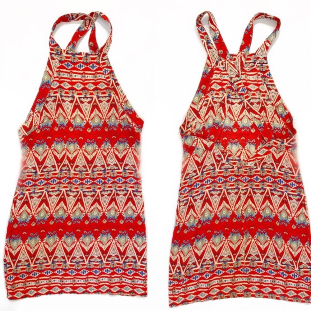 MILLAU LF Red AZTC  Dress NWT